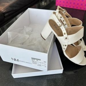 Neiman Marcus Leather Sandals